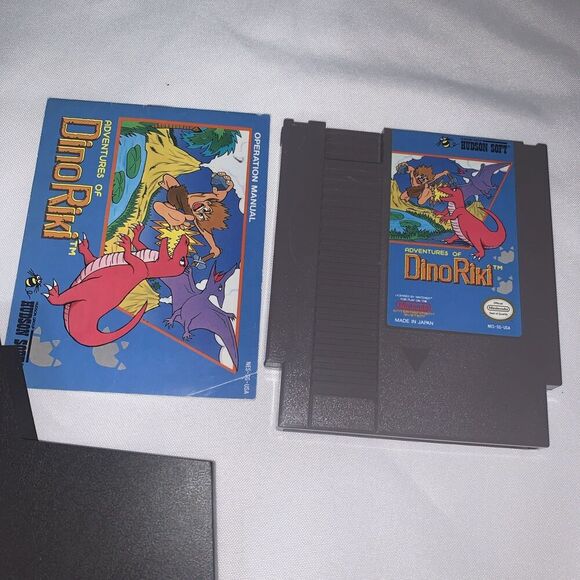 Adventures Of Dino Riki Nintendo Entertainment System Cart And Manual Included - Picture 5 of 7